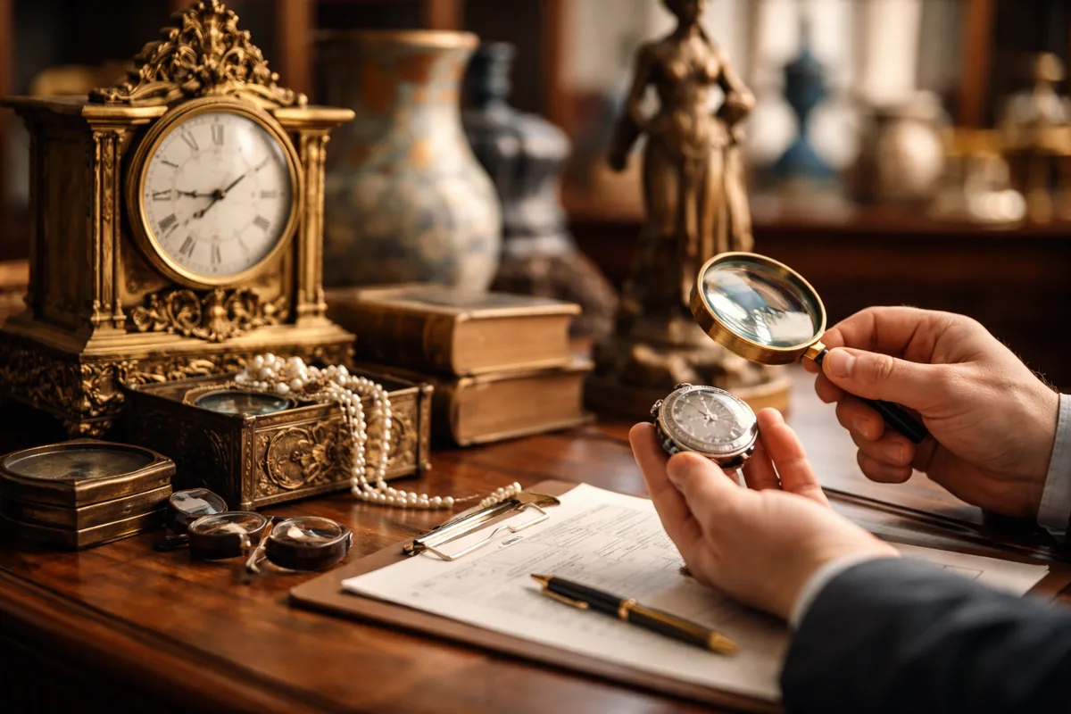 Comment estimer la valeur d'objets anciens avant une vente aux enchères