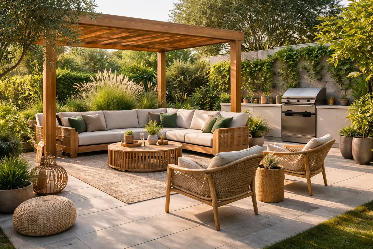 Comment aménager un espace extérieur confortable avec des matériaux durables