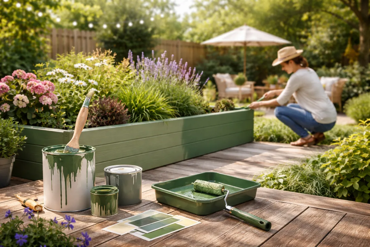 Comment choisir une peinture durable pour rénover un jardin extérieur