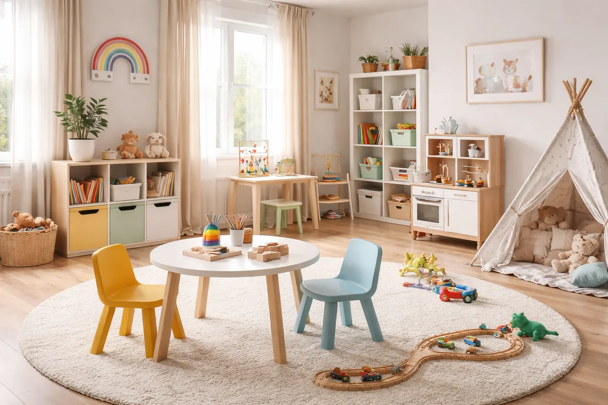 Quel type d'ameublement choisir pour une salle de jeux pour enfants