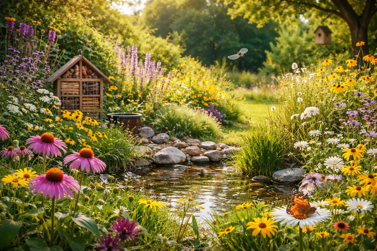 Les bienfaits d'un jardin biodiverse pour l'environnement